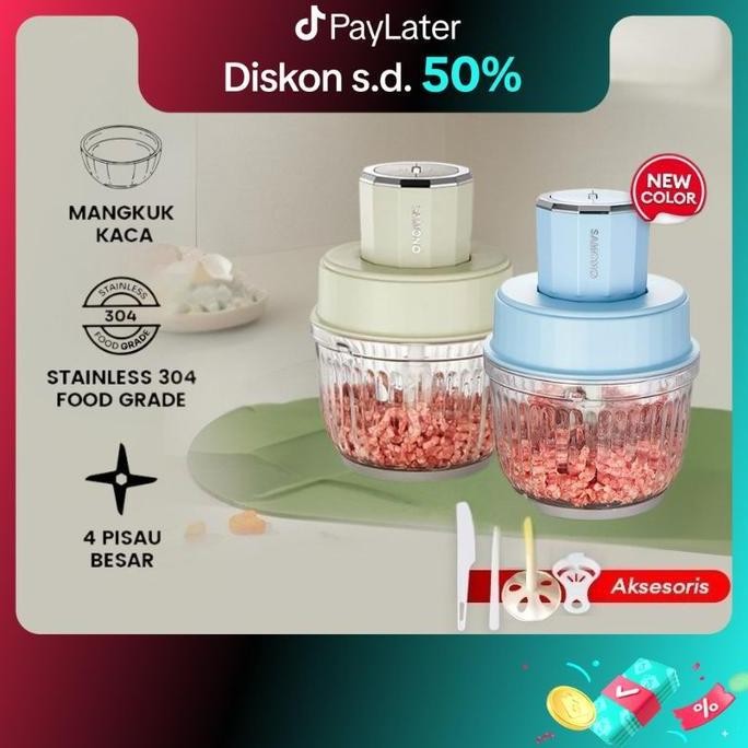 

Terlaris (Bisa Cod) Samono 2.5 Liter Food Chopper Multifungsi Penggiling Daging Penghalus Makanan Dan Bumbu Garansi 1 Tahun (Sw-Cg350)