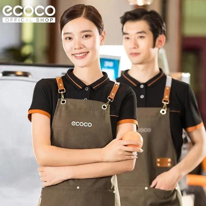 

Terlaris Ecoco Apron Waterproof - Celemek Masak Wanita Dan Pria Waterproof Bahan Tidak Mudah Sobek Celemek Pelayan Waiter Cafetahan Air Tahan Minyak