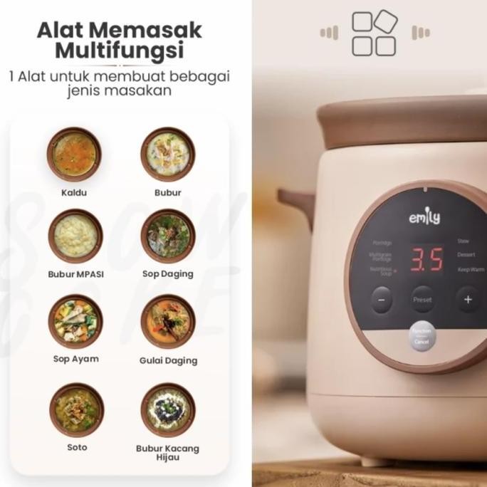 EMILY SLOW COOKER 1,5 LITER