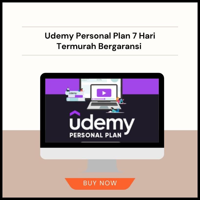 Udemy Personal Plan 7 Hari Termurah Bergaransi Special Promo...