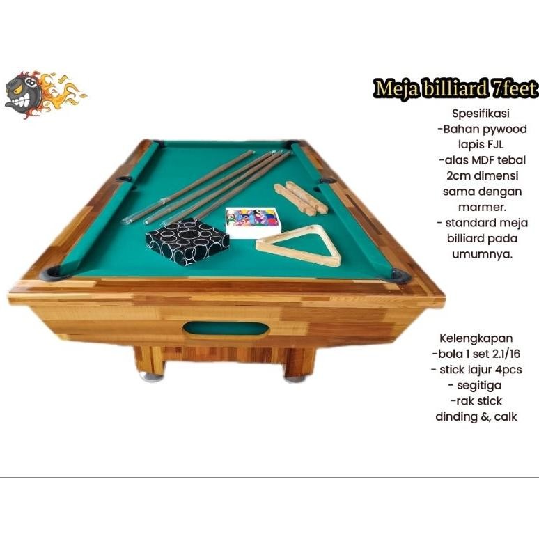 meja billiard 7feet