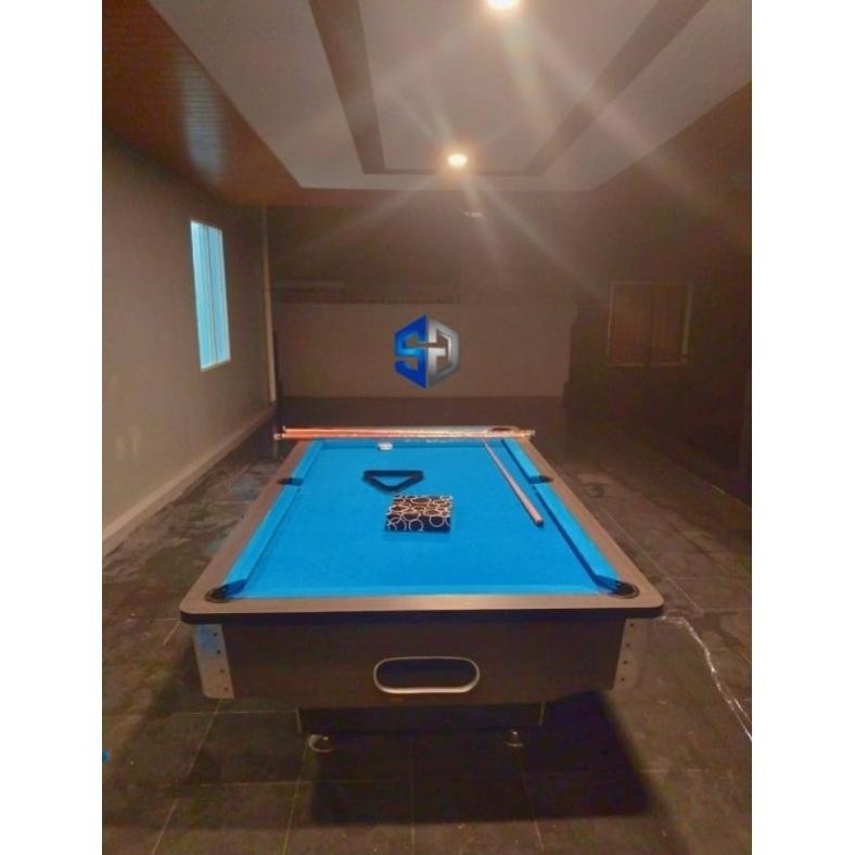 Meja Billiard 8ft full set perlengkapan bermain 8feet biliar bilyar biliyar pool table