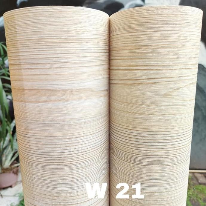 Pvc Sheet Wallsticker Deco Motif Serat Kayu Pelapis Furniture Hpl