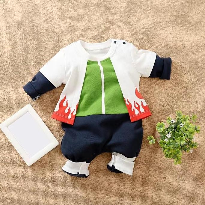 Grosir Jumper Bayi Motif Hokage Naruto 1-2 Tahun Baju Bayi Import Premium