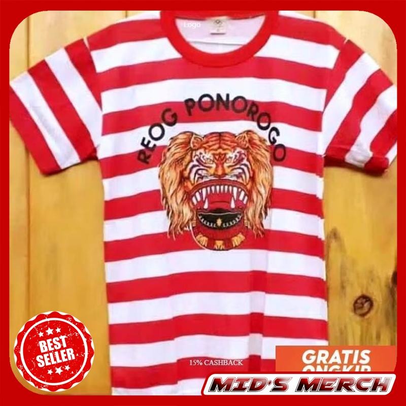Murah Kaos Reog Ponorogo Anak/Kaos Reog Anak Termurah