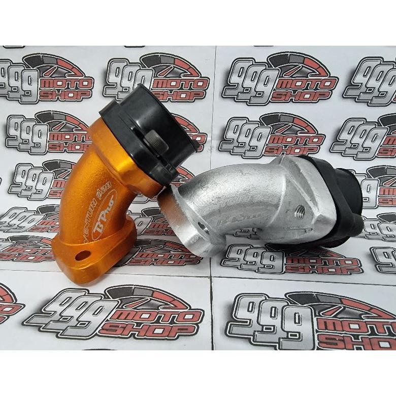 TERMURAH BPro Racing Intake Bebek Karbu Pe 28 24 Race Pendek Manipol Manifold Lurus Miring Beat Mio 