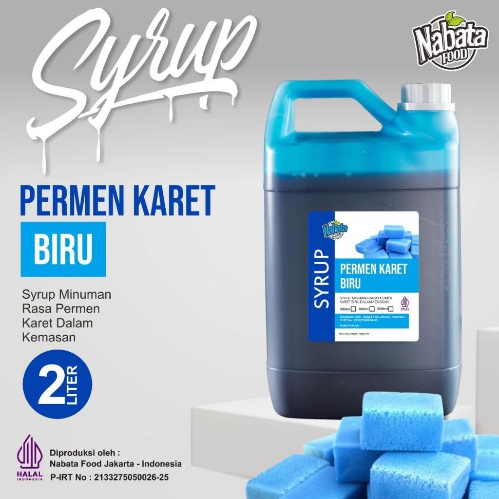 

Irup U Nabata Drin 2 Liter Nabata Bubblegum Yrup Blue 2 Ml