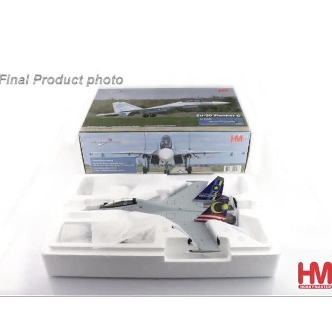 Diecast Pesawar Tempur Sukhoi Su-30Mkm, Tudm - Malaysian Air Force 1/72 By Hobby Master