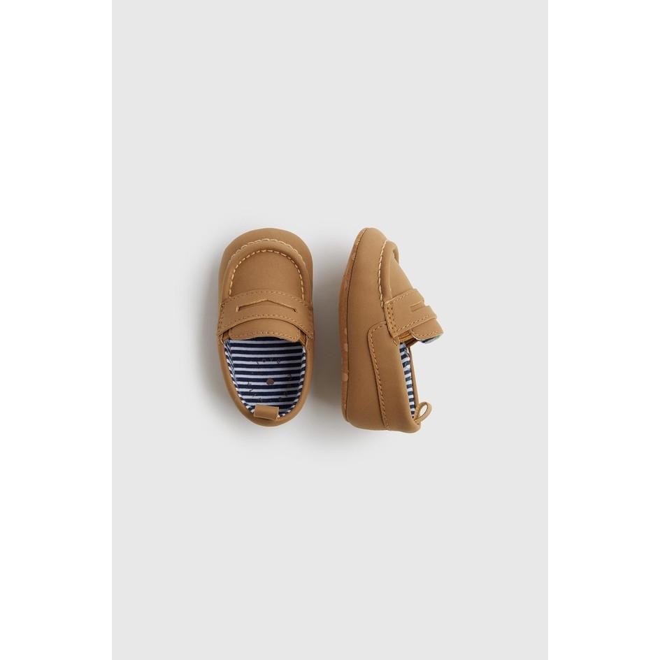 Promo Mothercare Brown Loafer Pram Shoes - Sepatu Bayi Laki-Laki (Pink)