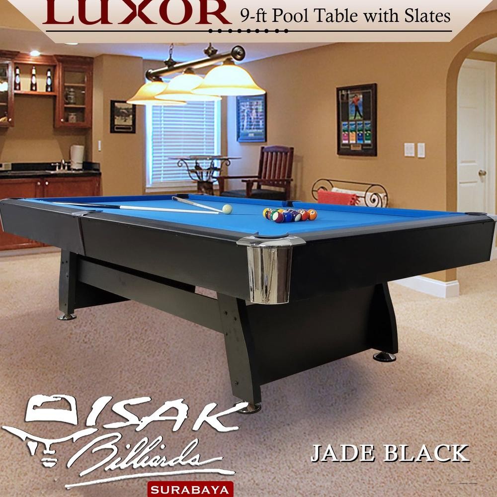 Meja Billiard Luxor 9 ft Pool Table Jade Black | Meja Biliar 9ft