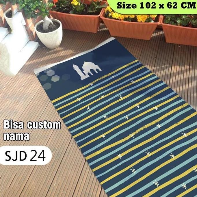 new CETAK SAJADAH DEWASA CUSTOM PRINTING CORDOVA NAMA HADIAH Kado (c) murah