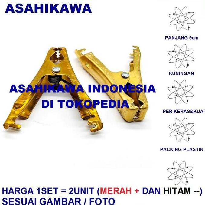 ready Asahikawa Jepitan Aki Jepitan Buaya Jepitan Accu Asli Kuningan