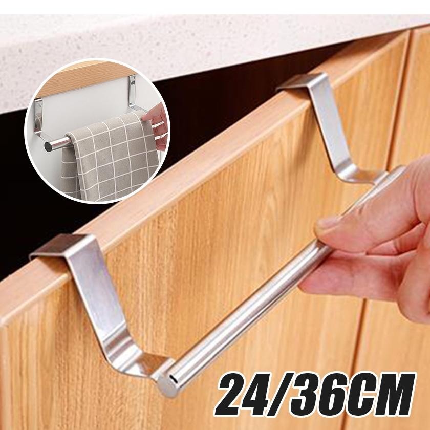Premium Rak Gantung Handuk Kain Lap Gantungan Di Pintu Lemari Dapur Hanger Gantung Dapur Toilet Serb
