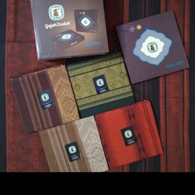 new COD Sarung Tenun Gajah Duduk Maestro Dewasa Bahan Premium Original murah