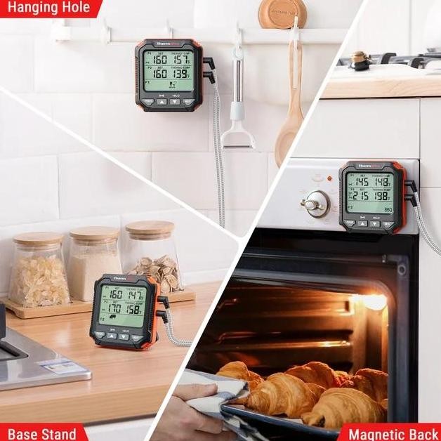

Terlaris Thermopro Tp717 Digital Food Thermometer F Water, Meat, Oven Dual Probe