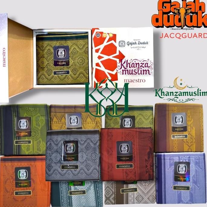 new SARUNG TENUN GAJAH DUDUK MAESTRO JACQUARD murah