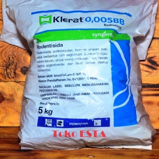 Super Sale, Umpan Tikus Klerat 0,005 Bb 5 Kg Produk Unggulan Syngenta