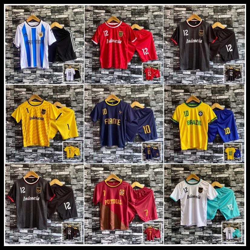 STELAN BOLA KIPER UNTUK ANAK ANAK BAJU FUTSAL KIPER TIMNAS INDONESIA UNTUK JUNIOR