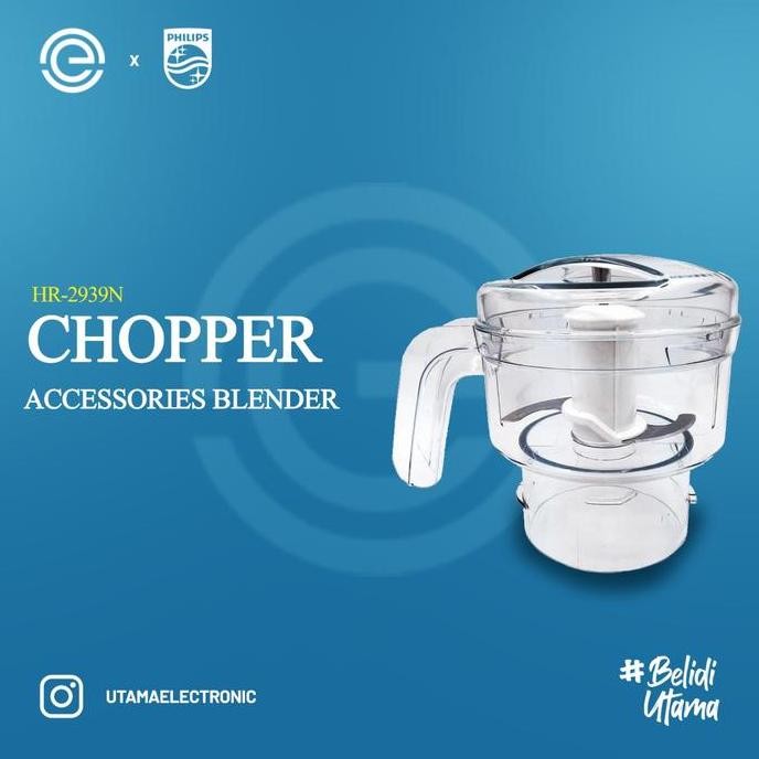

Terlaris Philips Aksesories Chopper Untuk Blender Hr2115 & Hr2116 - Hr2939N