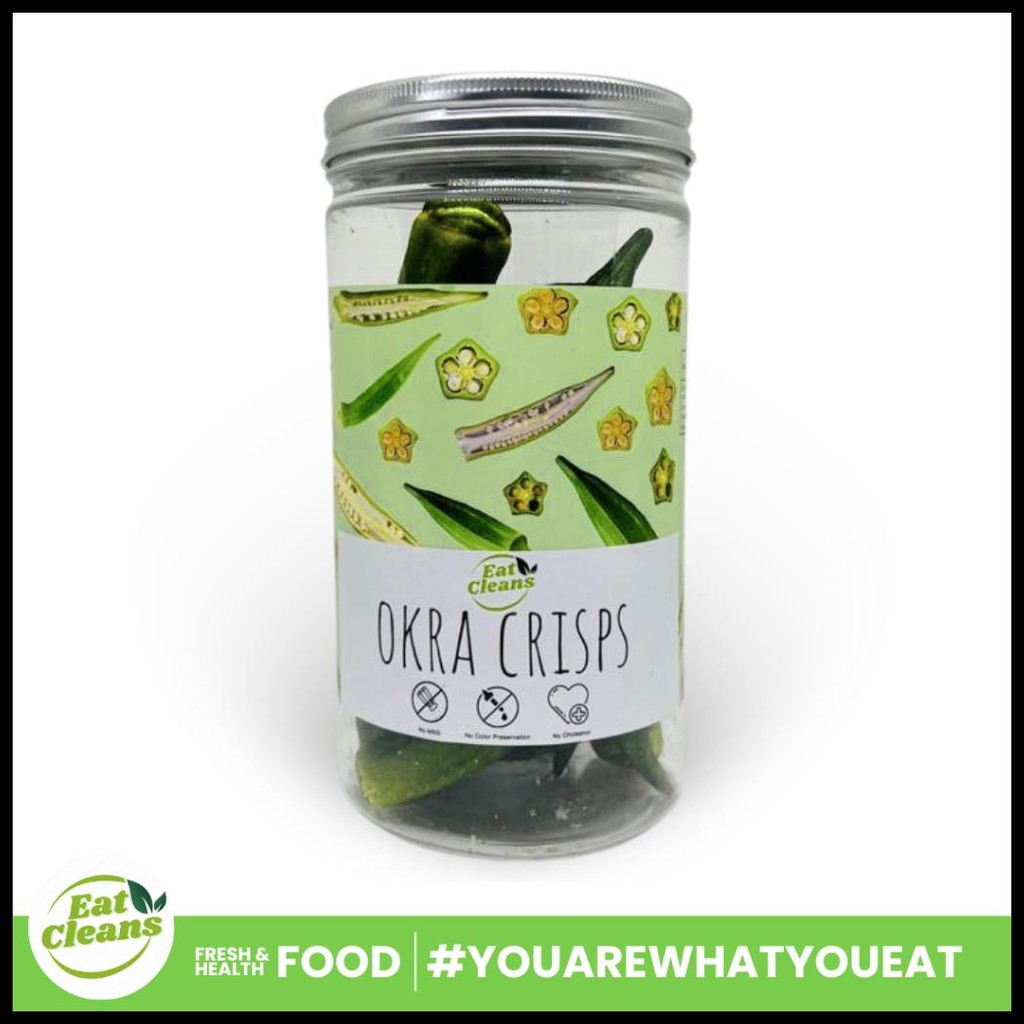 

KERIPIK OKRA PREMIUM - KERIPIK SAYUR OKRA KRISPI - CEMILAN DIET SNACK SEHAT RENDAH KALORI - OKRA CRISPS VACUUM FRIED