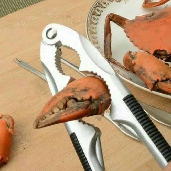 

Terlaris Capitan Penjepit Tang Pemecah Cangkang Kepiting Stainless Crab Cracker