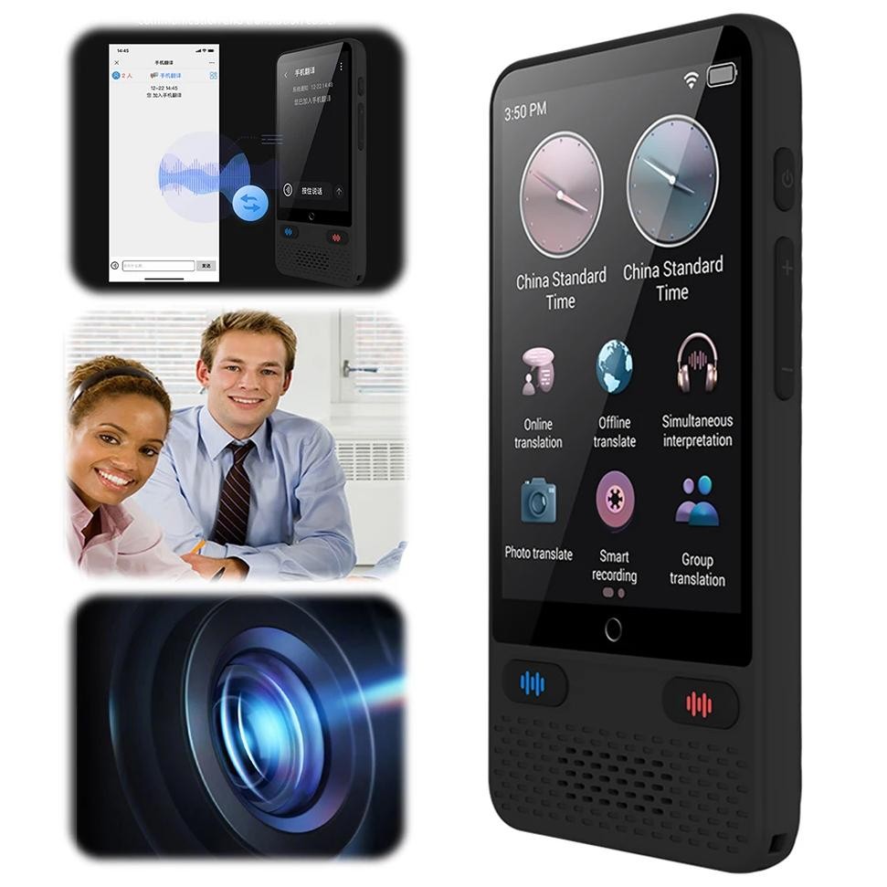 

Instant Offline Language Translator Device with Online Offline Translation Real-Time Translation Device for Travel Business