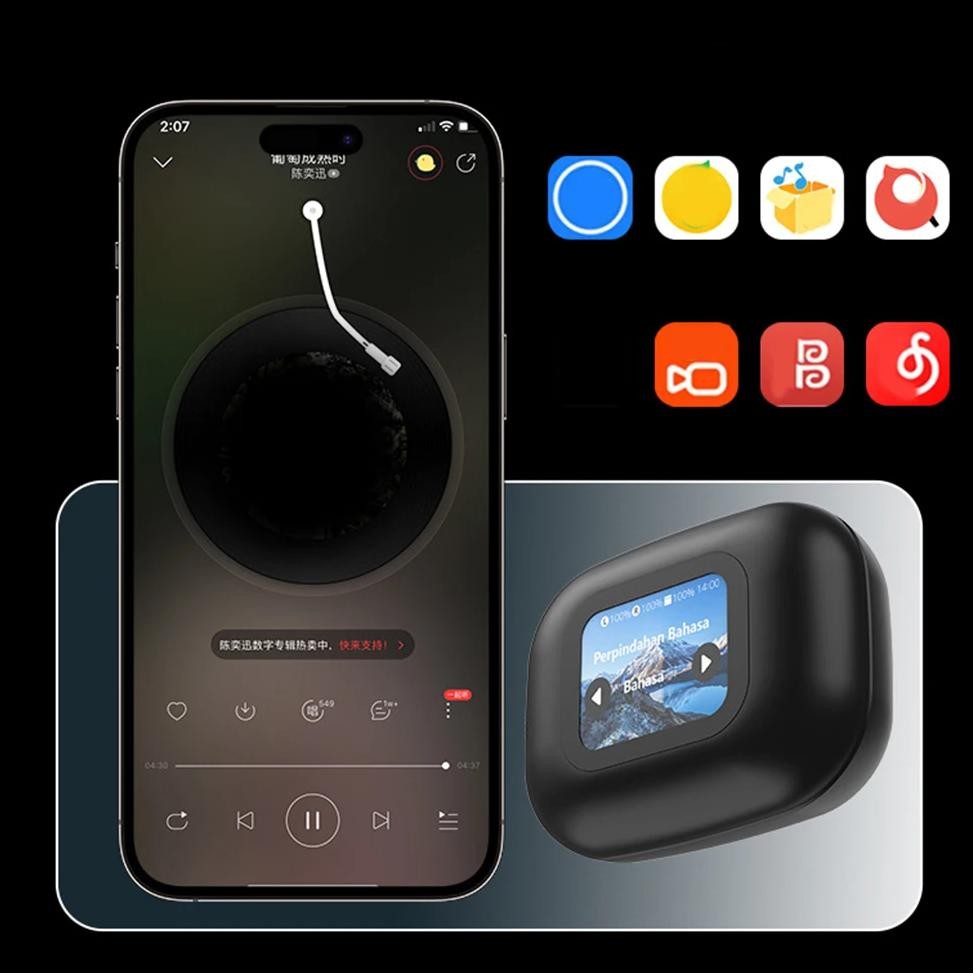 

Translation Headphones 144 Languages Ai Translating Earbuds Headphones AI Translator Earbuds for Travel Business and Learning