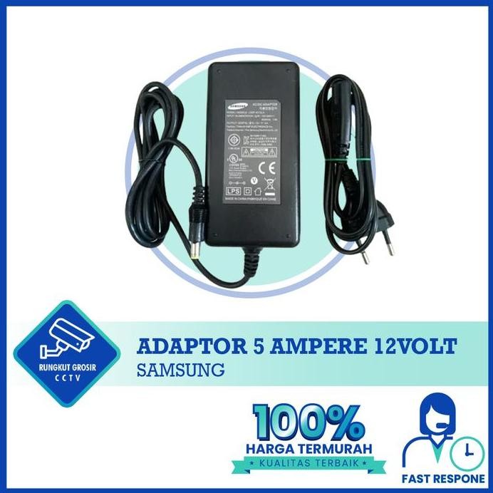 

Terlaris Adaptor 5 Ampere 12Volt Untuk Dvr Cctv Pompa Air Dinamo Sprayer Dc 5A