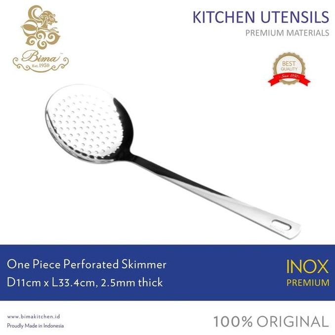 Tersedia SUTIL Bima Perforated Skimmer One Piece 33.4cm, Inox Premium