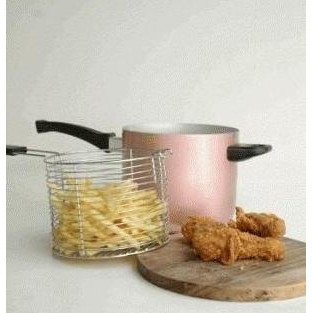 Panci Alat Masak Menggoreng Ayam Kentang Goreng Saringan Praktis Murah