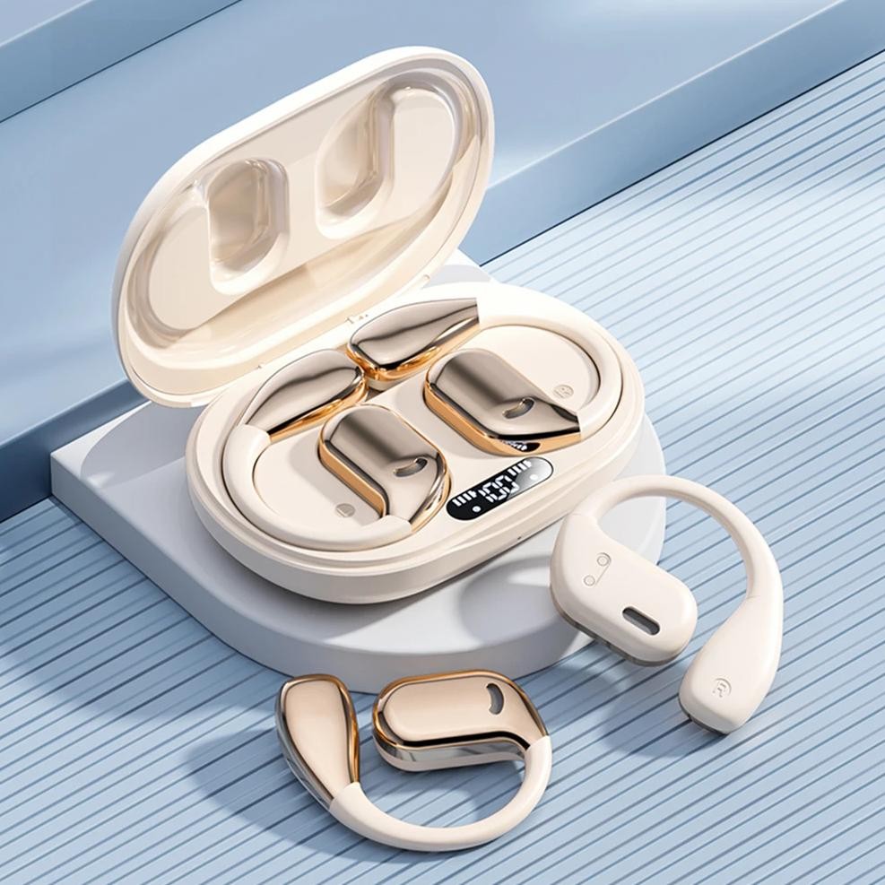

Language Translation Earbuds Bluetooth-Compatible 5.4 Real-time Translator Earbuds Touch Control for Travel Business