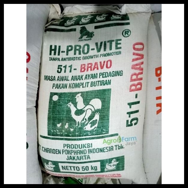 PUR AYAM 511 VOER PAKAN AYAM HI PRO VITE 511 CHAROEN POKPHAND 1 KG