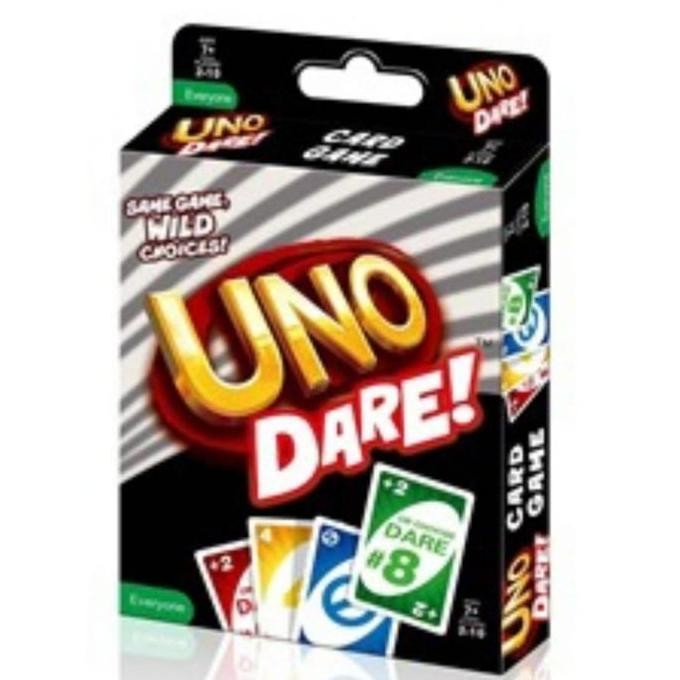 Paket Mainan Kartu UN0 4 Model All in One - 4 Kartu UNO : Classic, Dare, DOS, Flip - Card, Toys, Gam