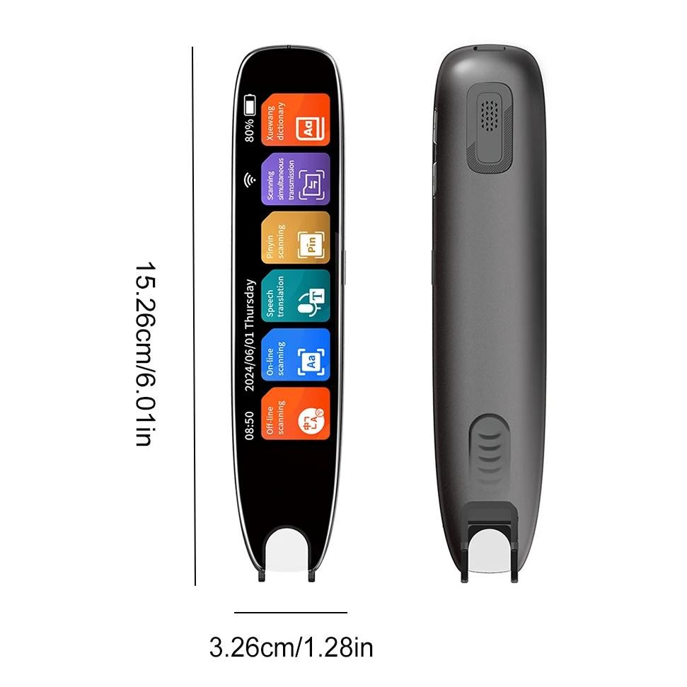 

S65 Smart Voice Translator Pen Real-time Language Translator Scan Translator 3.7 Inches Multifunction Translation Dictionary Pen