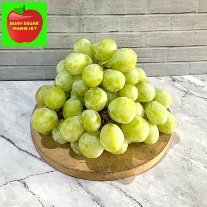 

READY ANGGUR HIJAU NON BIJI PREMIUM QUALITY 500 GRAM