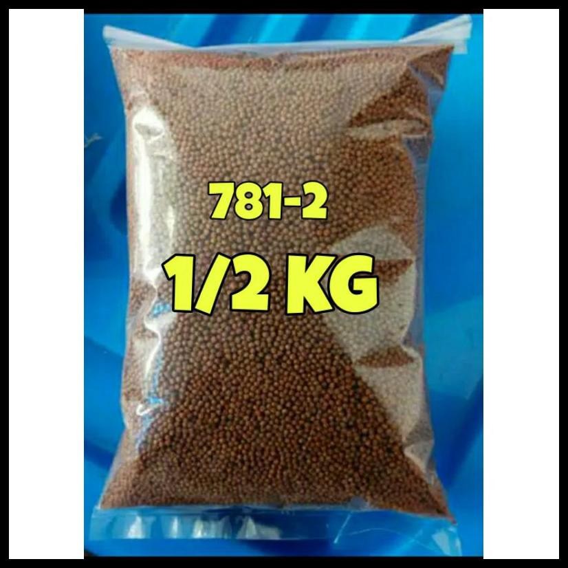 PELET IKAN LELE 781-2 HI PRO VITE PAKAN IKAN NILA 781-2 HI PRO VITE KEMASAN 500GR