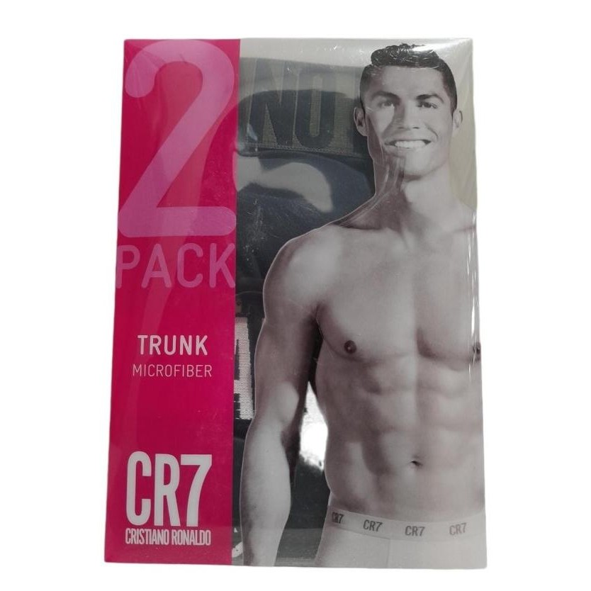 Underwear Cr7 Trunk Microfiber 2Pcs Black Army Green Terbaru