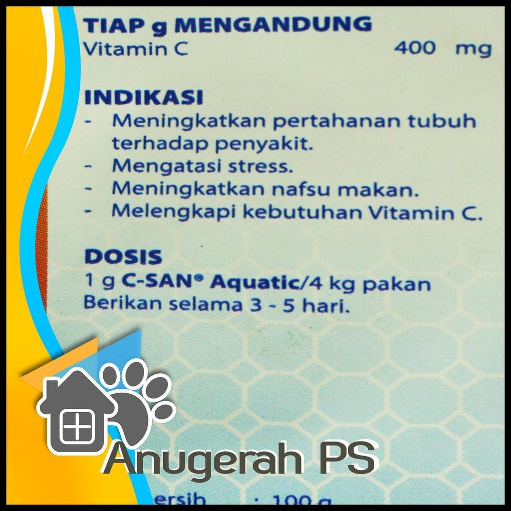 C SAN SANBE VITAMIN C IKAN ABSORBIC ACID 40%