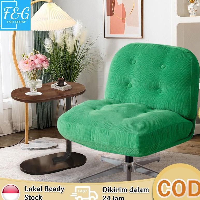 [set 2 potong] Kursi sofa IKEA+Meja kopi/Kursi santai berputar Kursi sofa malas Sofa tunggal Tersedi