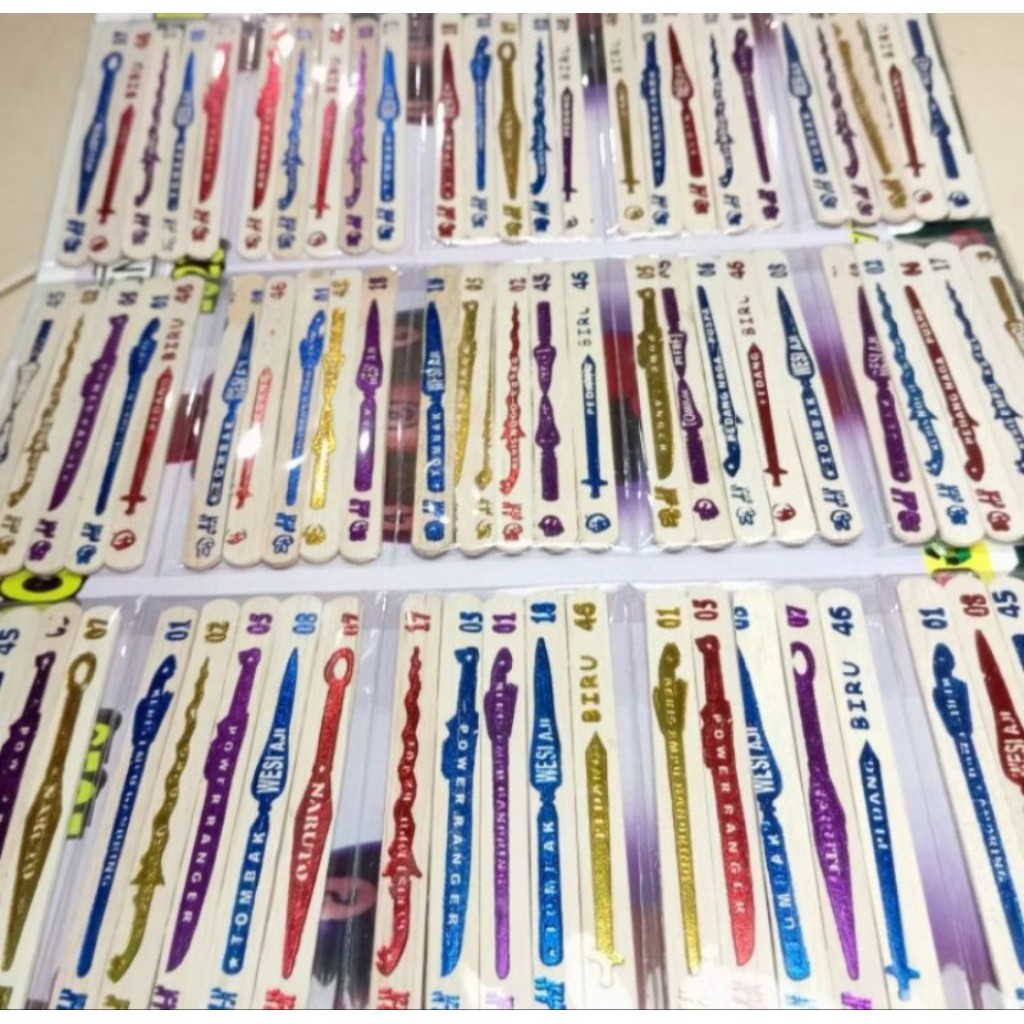 MAINAN STIK GEBRAK BERMOTIF STIK ES KRIM BERMOTIF