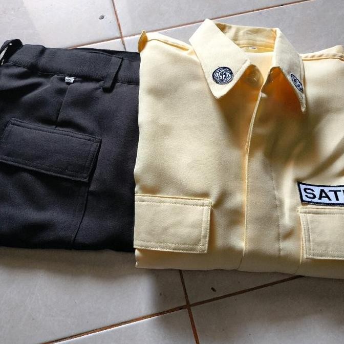 SERAGAM PDL SATPAM BAHAN GAIA NIO OREMIUM