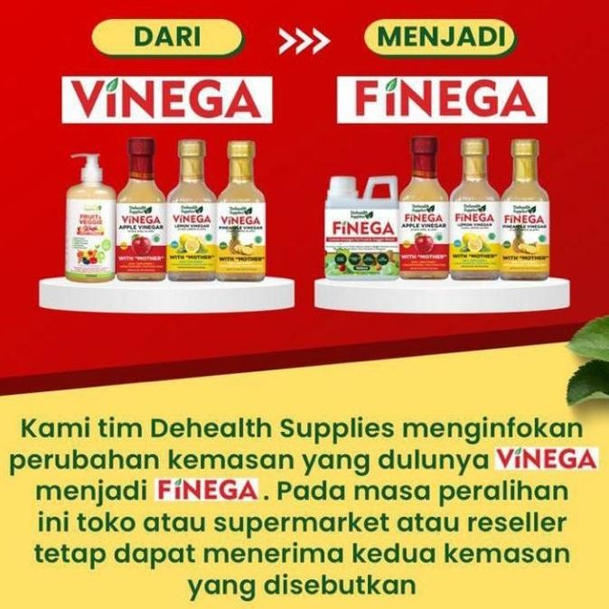 

Promo / Terlaris Dehealth supplies finega apple cider vinegar - vinega cuka sari apel lemon nanas with mother Terbaik