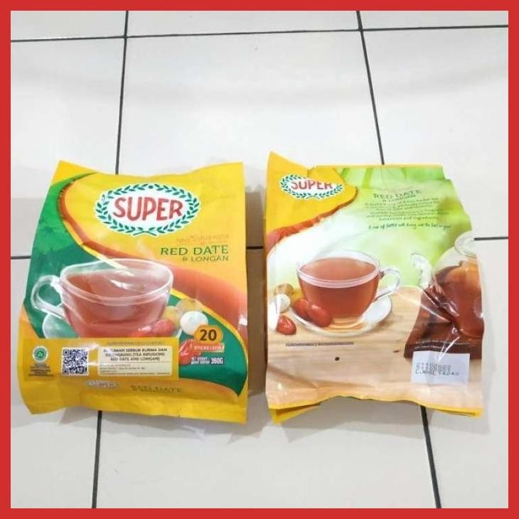 

( OBAT IMPORT ) DISCOUNT SUPER TEH ANGCO 20 SACHET RED DATE AND LONGAN HONG ZHAO CHA SIAP KIRIM