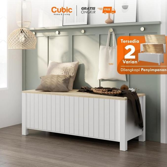 Cubic Bangku Storage Serbaguna / Kursi Panjang / GENIO BENCH 120