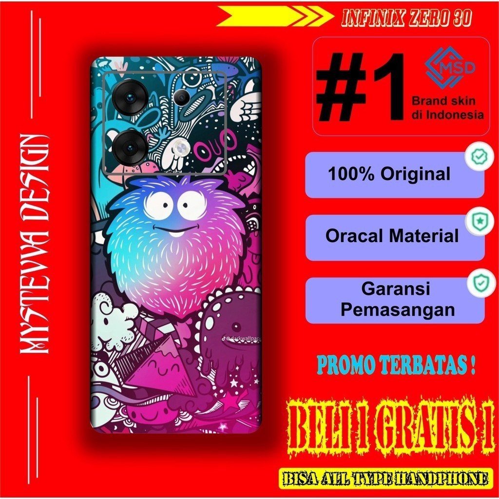 

Terlaris Presisi Infinix Zero 30 4G Casing/Stiker Panel Vynil Bisa Custom Dan COD