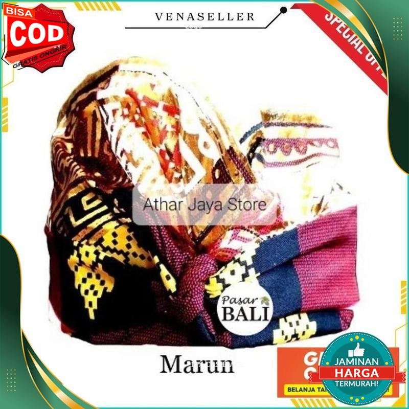 Termurah Udeng Bali Jadi / Udeng Bali Instan / Udeng Bali Prada Keren OOO-999