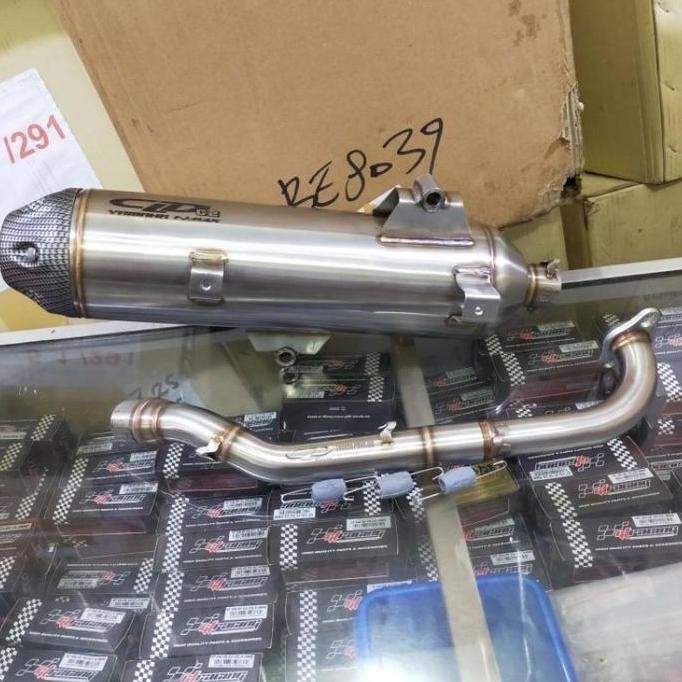 Knalpot Tsukigi / Standar Racing Merk : CLD Racing 100%