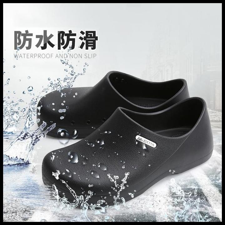 Mboya Chef Shoes Chef Clog Sepatu Kitchen Anti Slip Original Best Seller