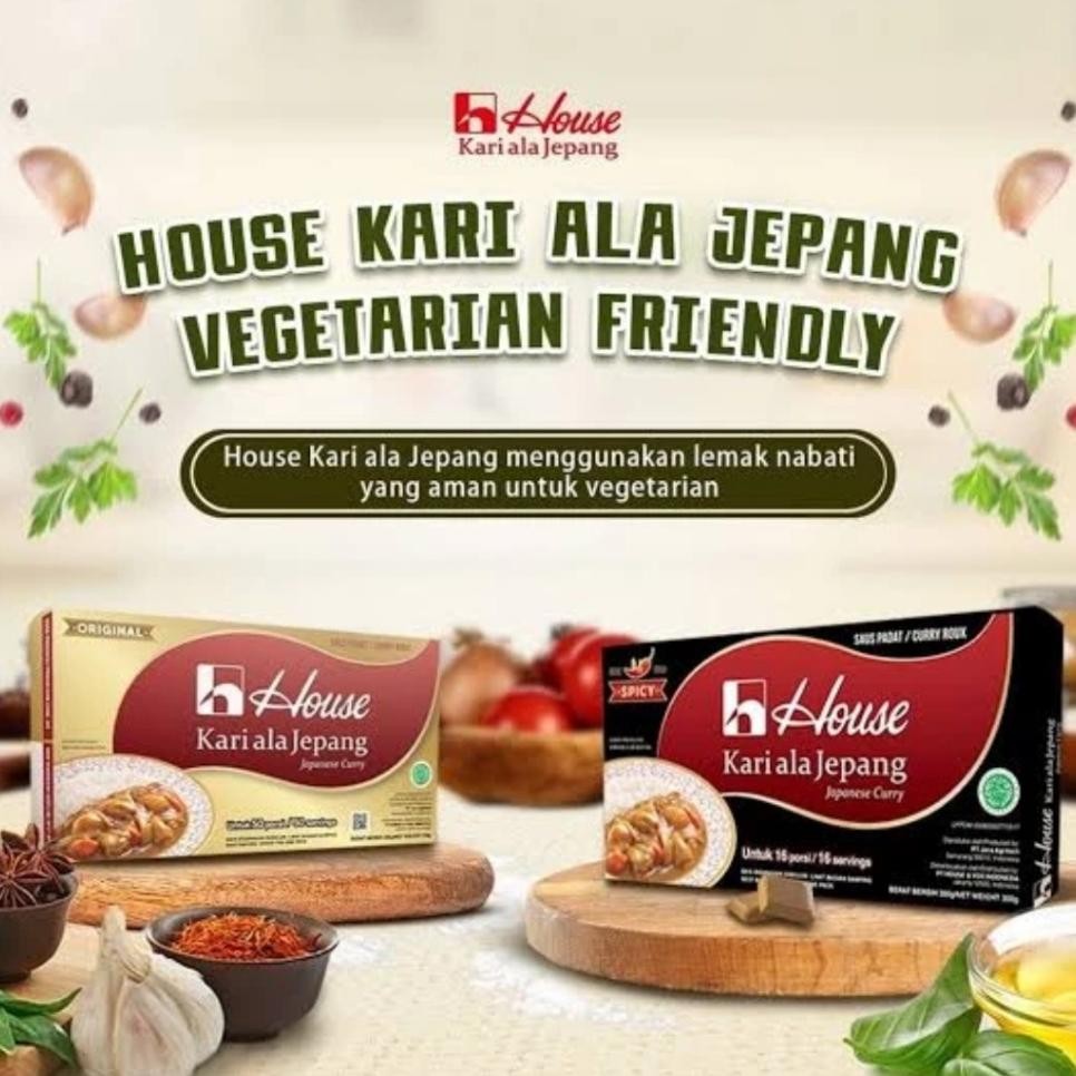 

House Japanese Curry House Kari Ala Jepang Halal 935Gr