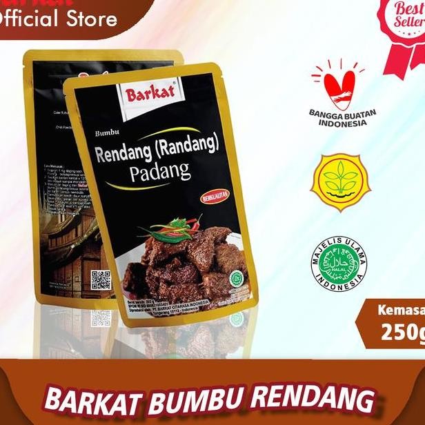 

Bumbu Masak Rendang Padang Barkat 250 Gram 1 Pcs Sejak 1939
